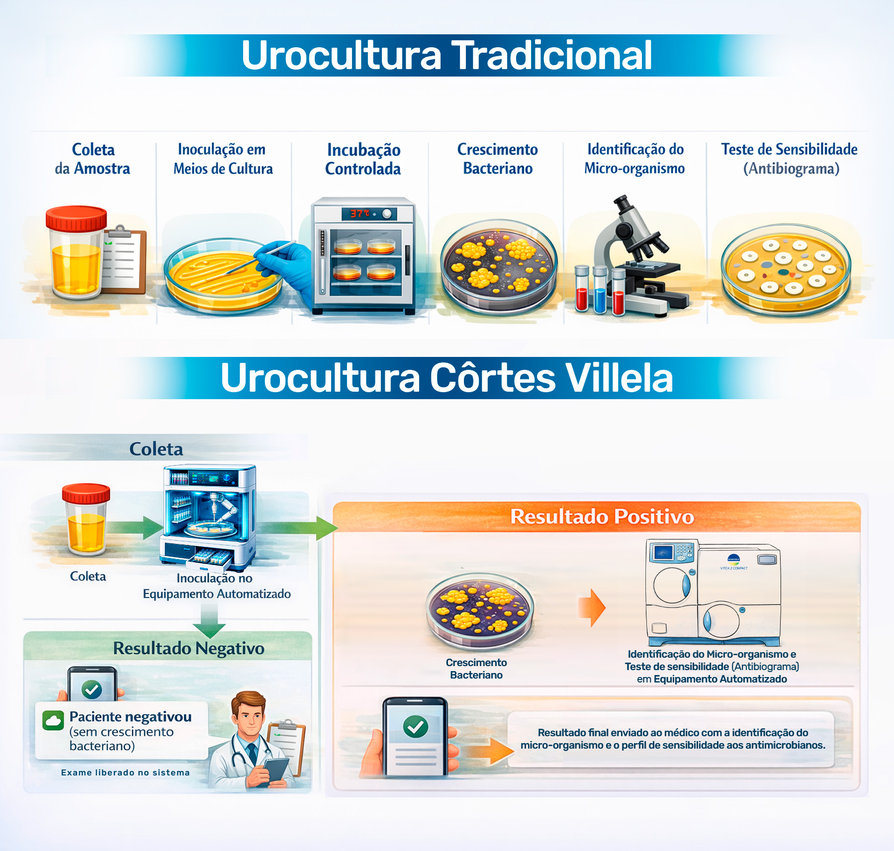 Urocultura em até 24horas_Côrtes Villela